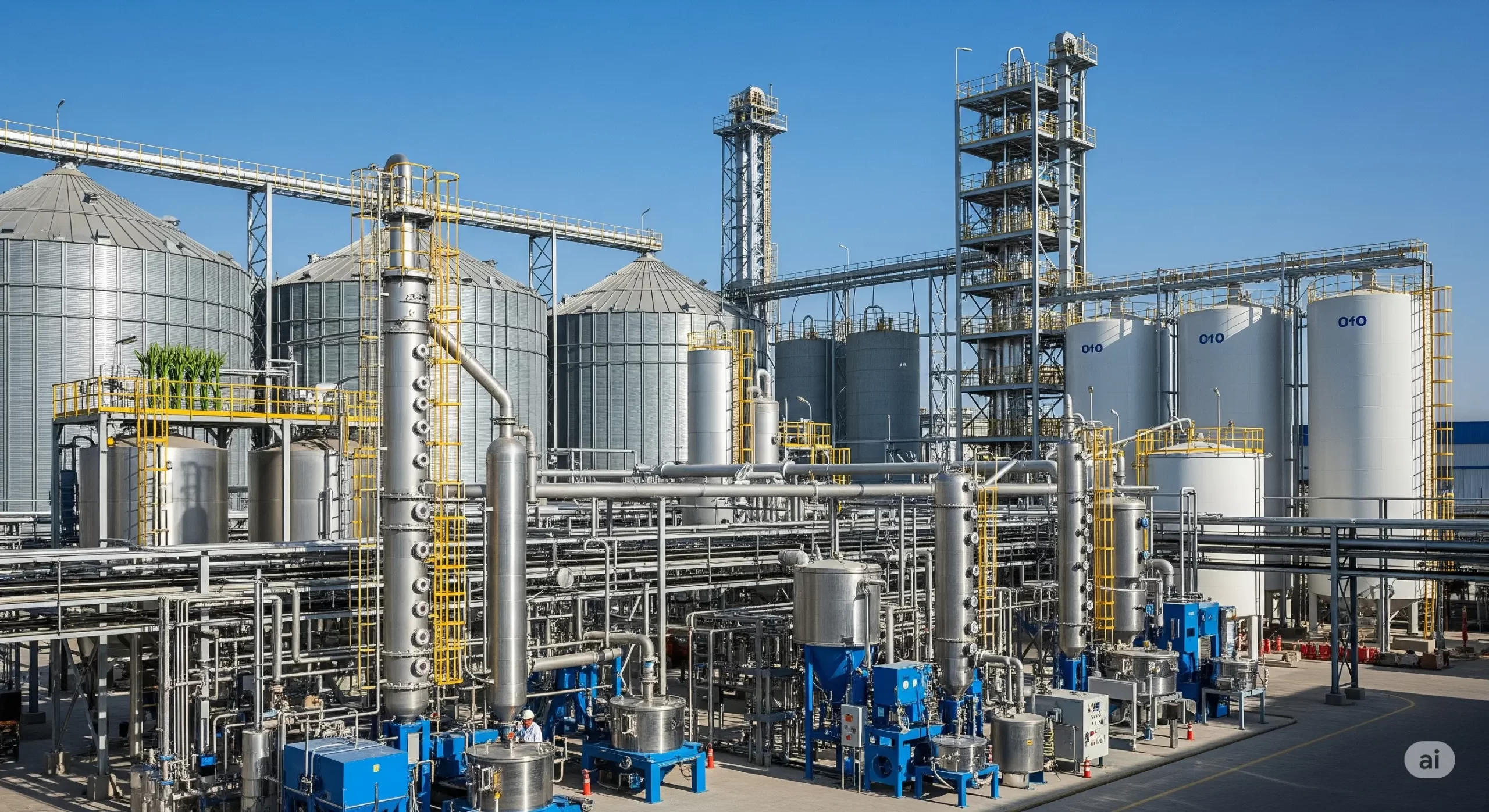 foto panoramica de la fabrica